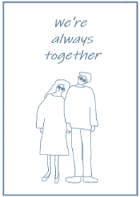 We're always together(JP)whiteblue