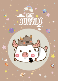 Buffalo Mini Cute Galaxy Brown