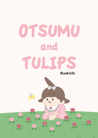 baby "otsumu" & tulips theme