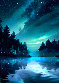 Beautiful starry night view#1476