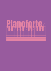 pianoforte Campanula purple