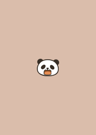 簡約熊貓｜粉米色#12