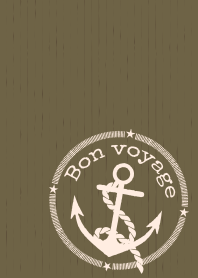 Bon voyage 02 (anchor) + khaki
