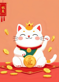 แมวกวัก นำโชค ร่ำรวย วันตรุษจีน 88