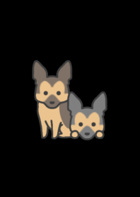 German Shepherd Dog darkmode theme