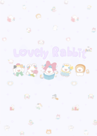 Lovely rabbit (purple)