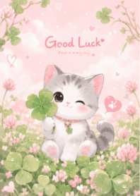Lucky Clover Kitty Days Pink