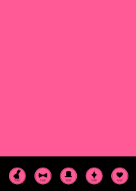 Simple pink black Label