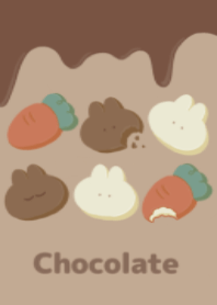 rabbit and carrot (chocolate)