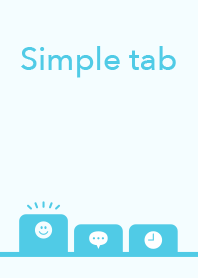 Simple tab(light blue)