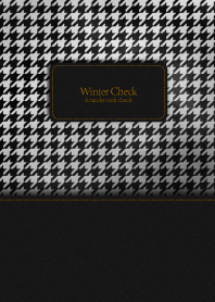 Winter Check -houndstooth check-