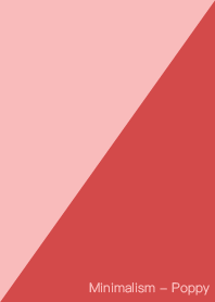 Minimalism - Poppy
