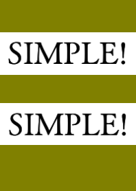 SIMPLE!SIMPLE!/MOSS GREEN