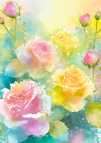 薔薇(バラ)の花の着せかえ(R4183)