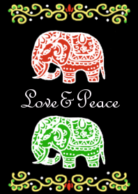 -Love&Peace- Black