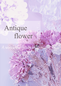 gentle antique dried flower.5.