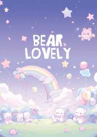 cute bear in balloon party 2