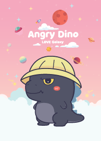 Angry Dino Chic Cloud Soft Pink