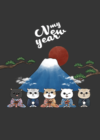 neko new year / carbon black