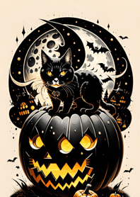 halloween cat a8ac0D