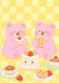 หมีชมพูสายหวาน