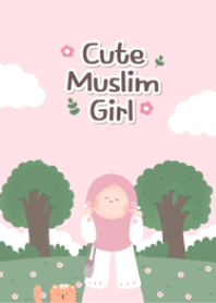 Cute Muslim Girl @garden