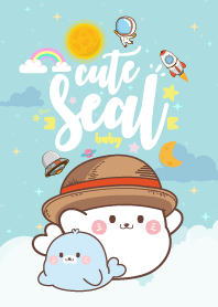 Seal Baby Galaxy Sky