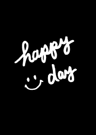 happy day smile-黒-