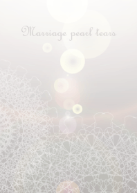 Marriage pearl tears