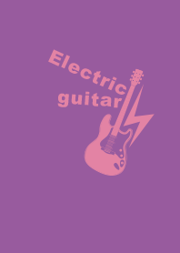 Electricguitar Campanula purple