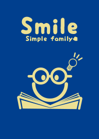 Smile & study Ink blue