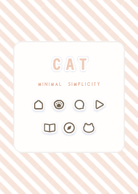 CAT Minimal Simplicity - pink beige