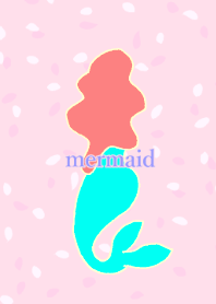 Simple scribble Mysterious mermaid