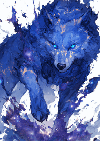 Azure Spirit Wolf