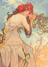 Mucha The Four Seasons Summer Line Theme Line Store