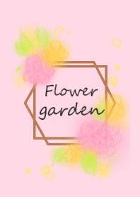 Flower garden in spring