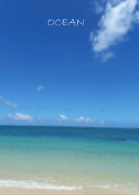 沖繩蔚藍的大海