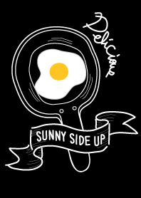 Sunny-side up - blackboard-