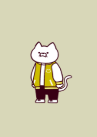 Stadium jacket cat(dusty colors03)