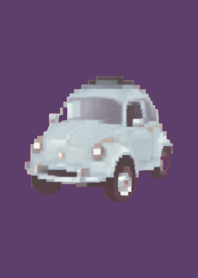 Car Pixel Art Theme  Purple 05