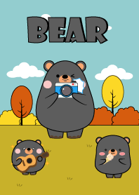 Black Bear & KidsTheme