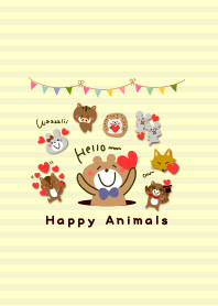 癒しカラー❤️ハッピーアニマル #絵本