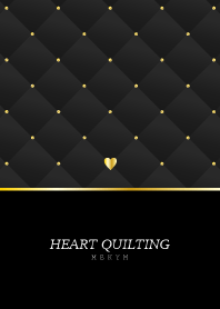 HEART QUILTING -GRAY-