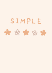 Theme of a dull color orange ohana