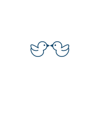 Simple Chick Blue& White