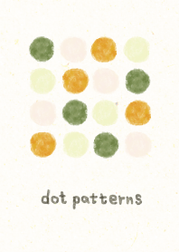 dot pattern19 - watercolor painting-