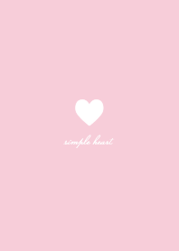 simple heart  pink 2