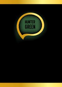 Hunter Green Gold In Black Theme