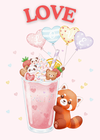 แพนด้าแดงกับเชคแห่งความรัก