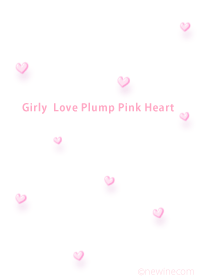 ガーリー ラブ プランプ ピンク ハート